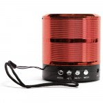 Wholesale Metallic Design Portable Wireless Bluetooth Speaker 888 (Red)